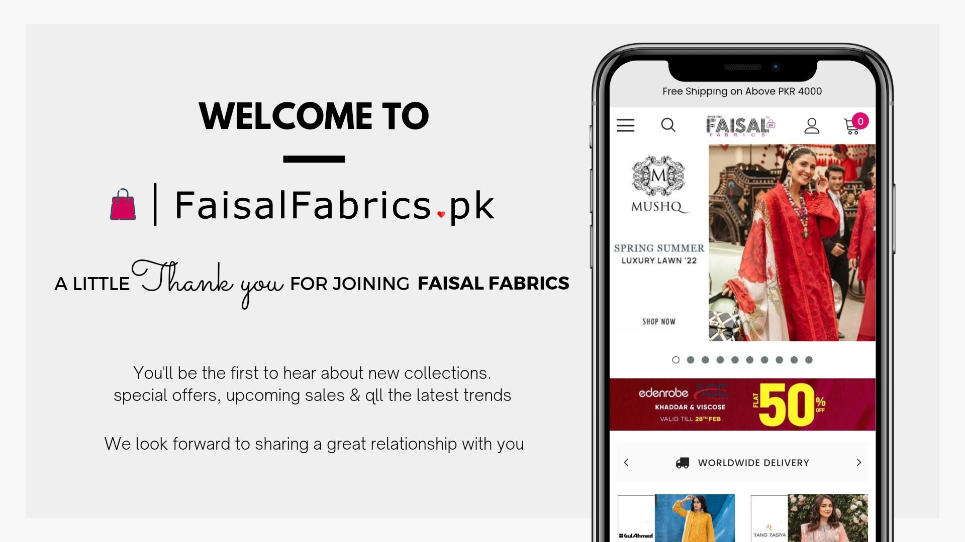 Welcome to Faisal Fabrics